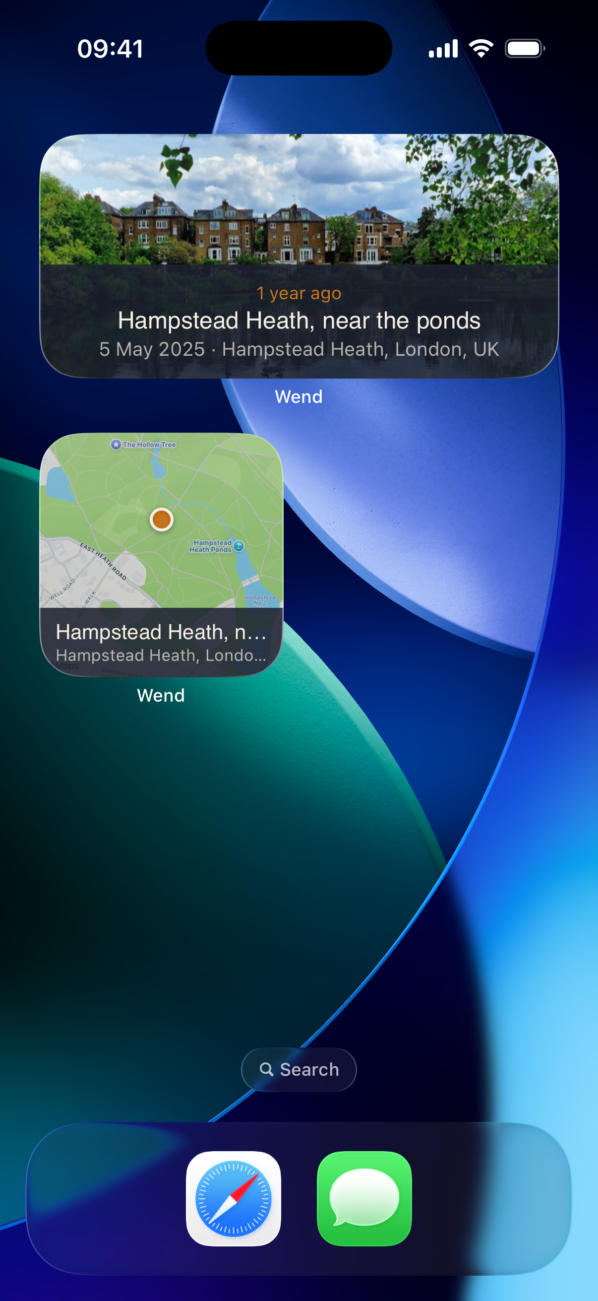 On this day home screen widget